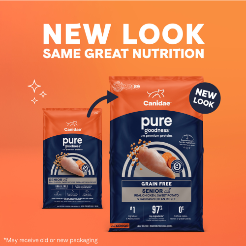 Canidae Dog PURE Grain Free Dry Dog Food for Seniors with Chicken 無穀物老年犬配方 22lb (原價$860) (1814A) (訂貨需時3-5天)